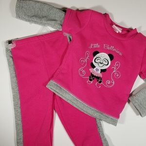 NEW Mon Petit Cozy sweatsuit-12M